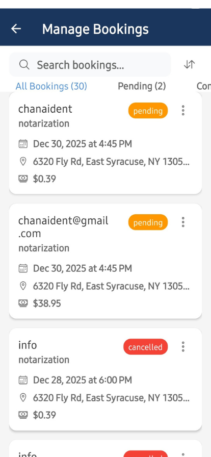 Smart Booking Calendar